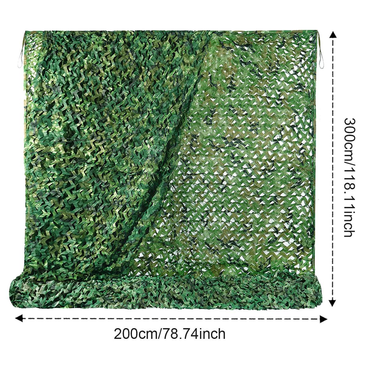 Camouflage Netting, Jungle Camouflage Roll, Hunting Concealment Net, Suitable for Camping, Hunting, Party Decorations 200x300cm/78.74x118.11