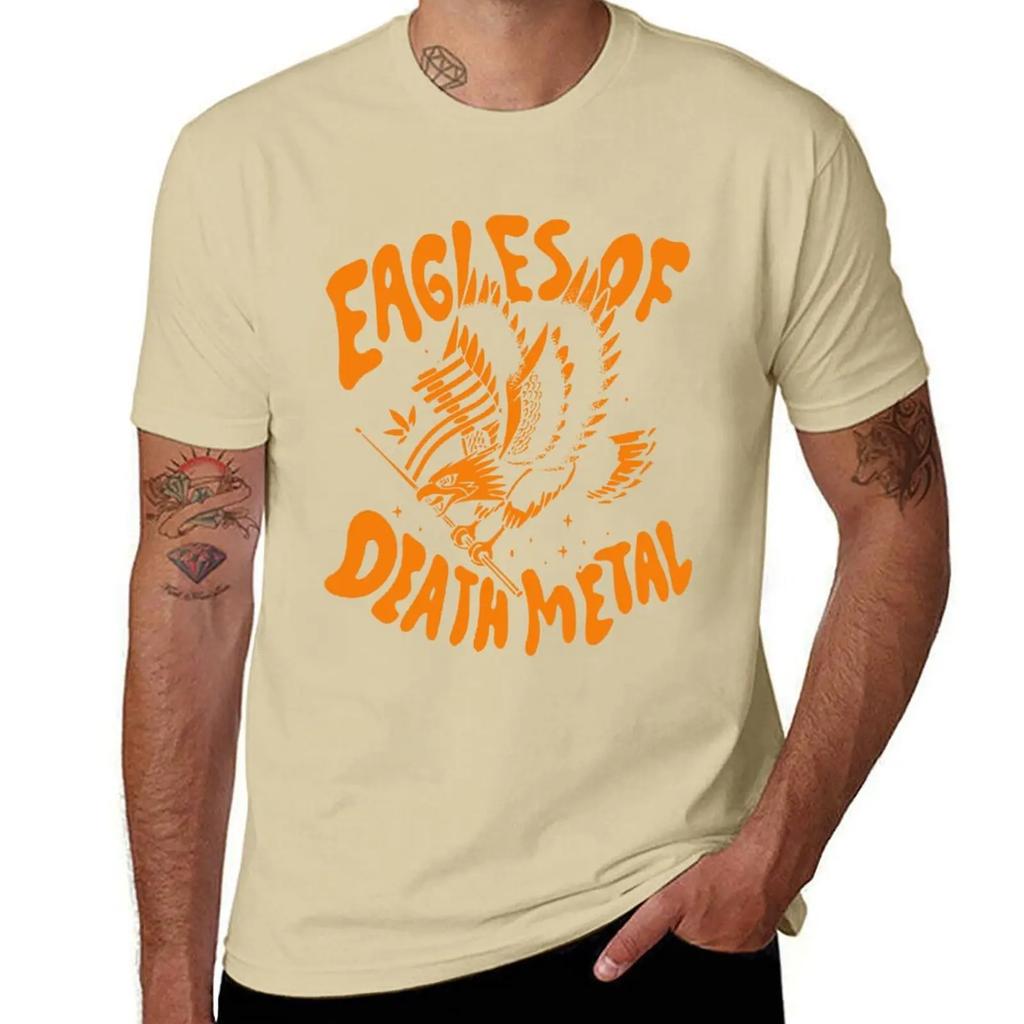 Band EAGLES OF DEATH METAL T-Shirt Customs Vintage Man T Shirt Oversized T Shirt Mens Plain T Shirts