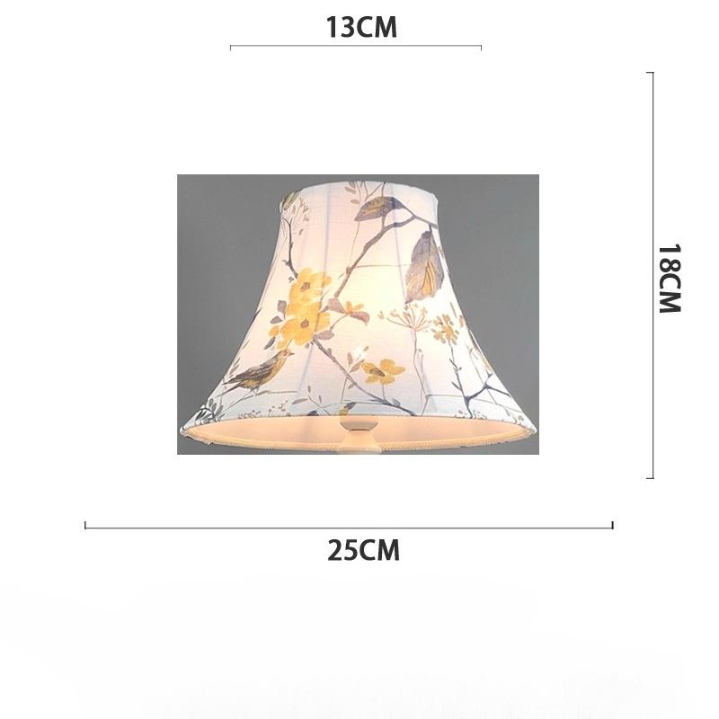 Table Lamp Lampshade Shell Cover Round Cartoon Linen Lampshade for Bedside Wall Lamp Floor Lamp Fabric Lampshade Accessories