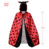 Halloween ladybug neutral cape, cosplay masquerade ladybug animal cape bee cape