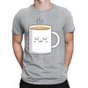 Coffee Glass Emoticon Caffeine Addicters Gift Funny Mens Womens T-Shirts 3#TA-25