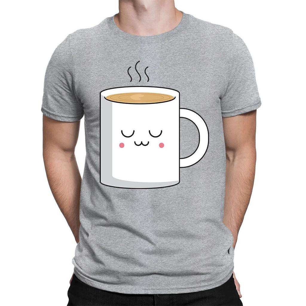 Coffee Glass Emoticon Caffeine Addicters Gift Funny Mens Womens T-Shirts 3#TA-25