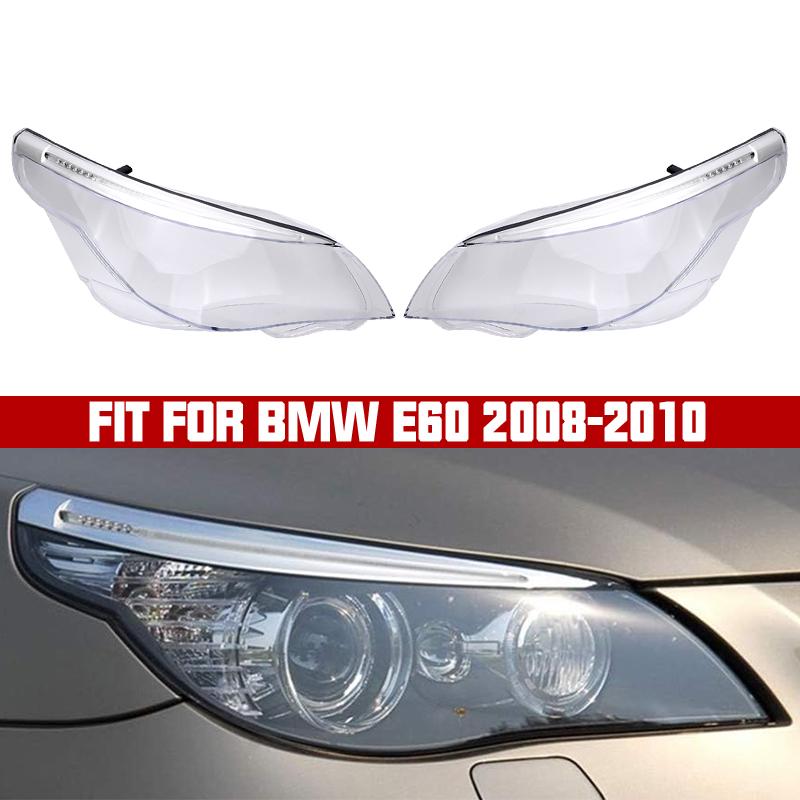 For BMW serie 5 E60 2008 2009 2010 Car Headlight Cover cap Headlamp Shade Head Lamp headlight lamp cover fit bmw accessories