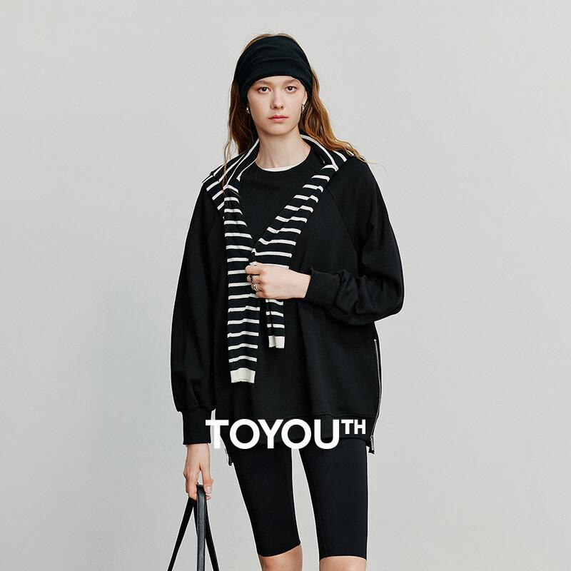 

Chuyu Women s Oversized Slit Hem Long Sleeve Sweatshirt S