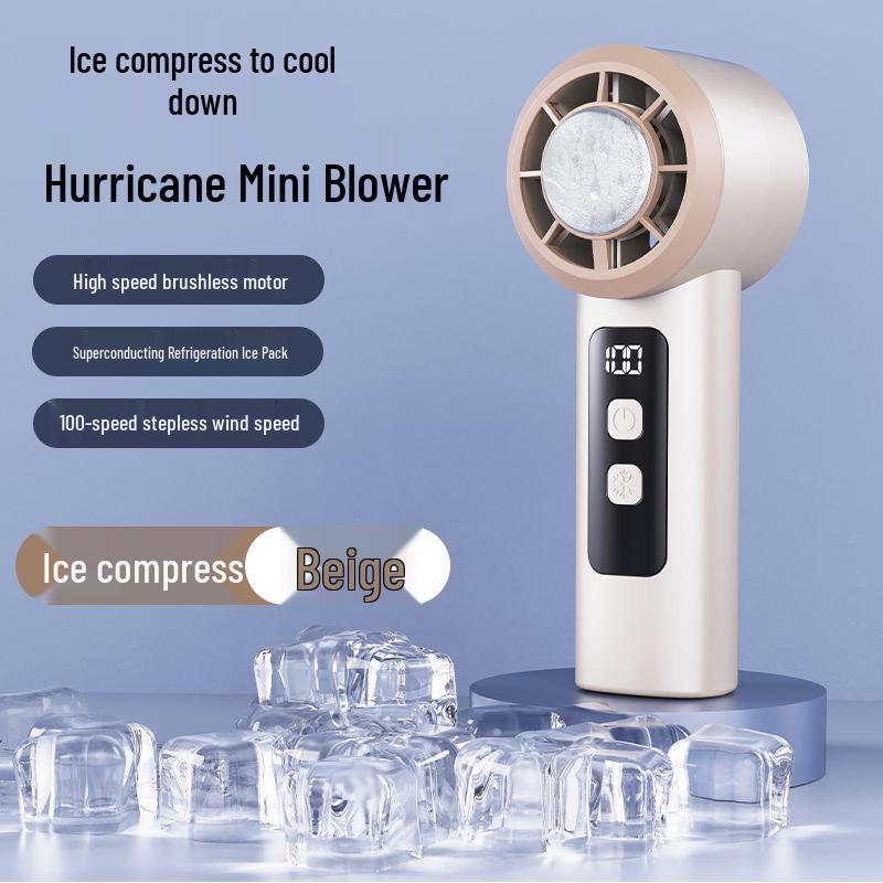 Handheld Mini Air Conditioner Fan 2025 - Long Battery Life, USB-Powered, Compact Cooling