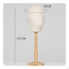 Espositore da Tavolo per Cappelli Manichino Versatile in Legno Testa di Manichino Legno Massiccio Espositore da Banco per Cappelli per Rivenditori,