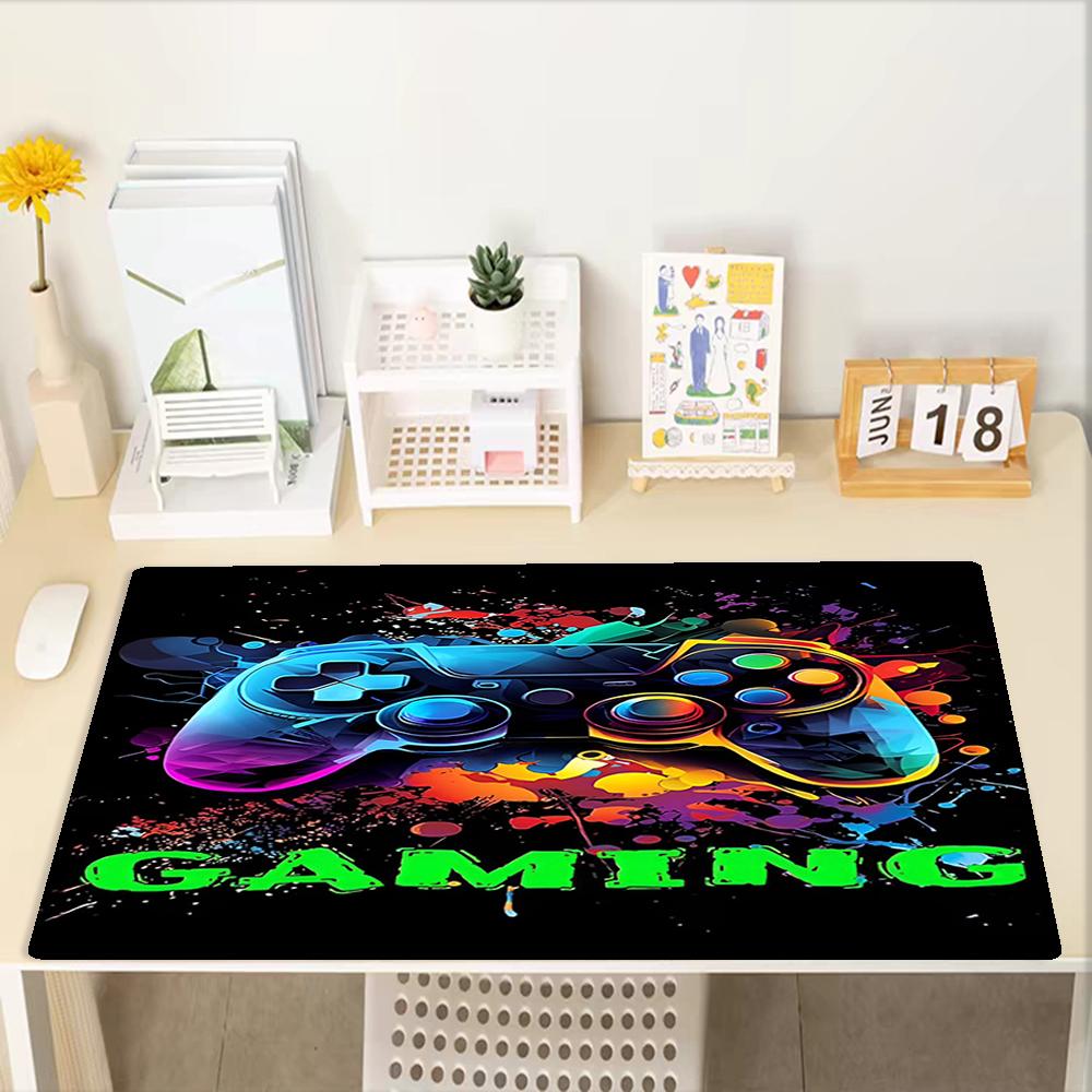 Game Controller Theme Mouse Pad, Non Slip Rubber Base, Multifunctional Office & Home Decor, Perfect for Workspace Personalization.