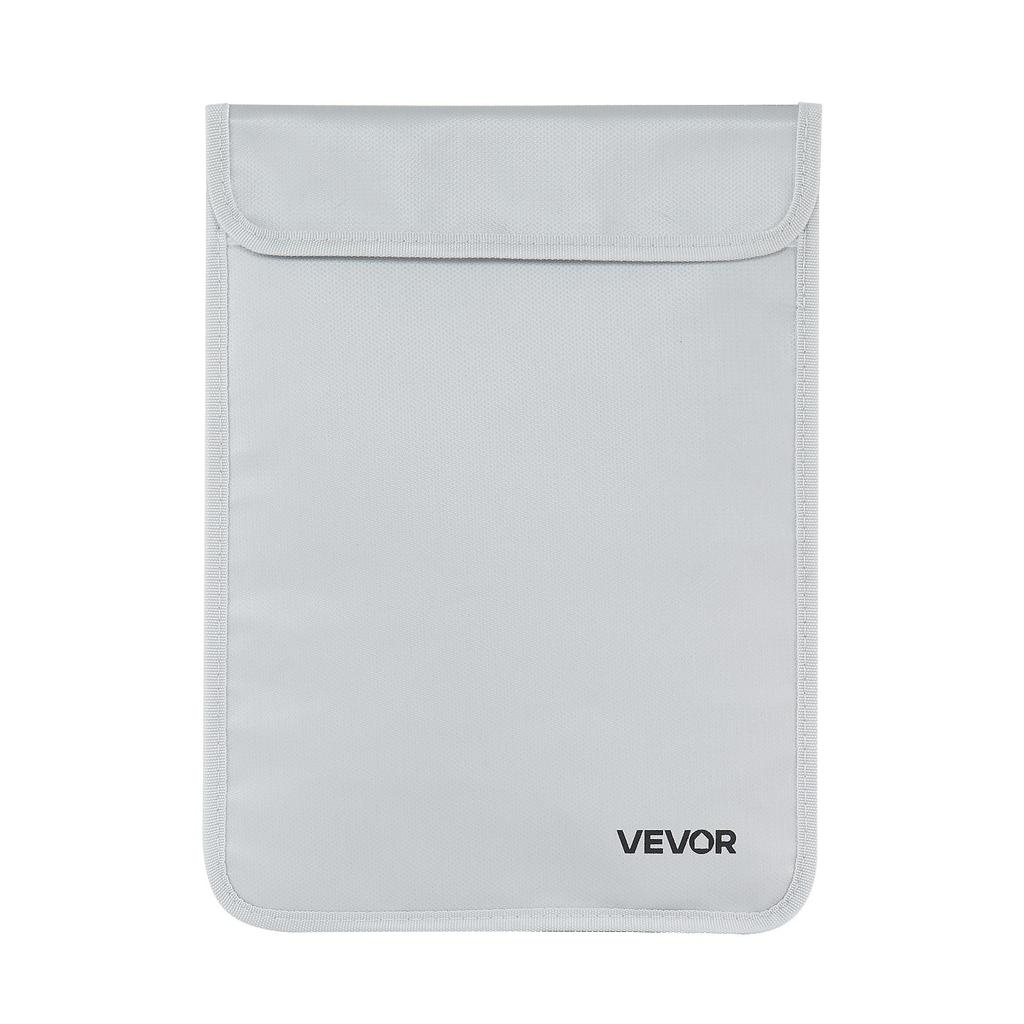 VEVOR Fireproof Document Bag, 1200 Degrees F Heat Insulated Fireproof & Waterproof Bag with Smooth Zipper