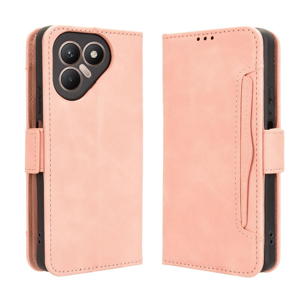 Flip Cases for Tecno Pova 7 PU Leather Full-Body Protection With [RFID Blocking] Shockproof Durable Retro Phone Case