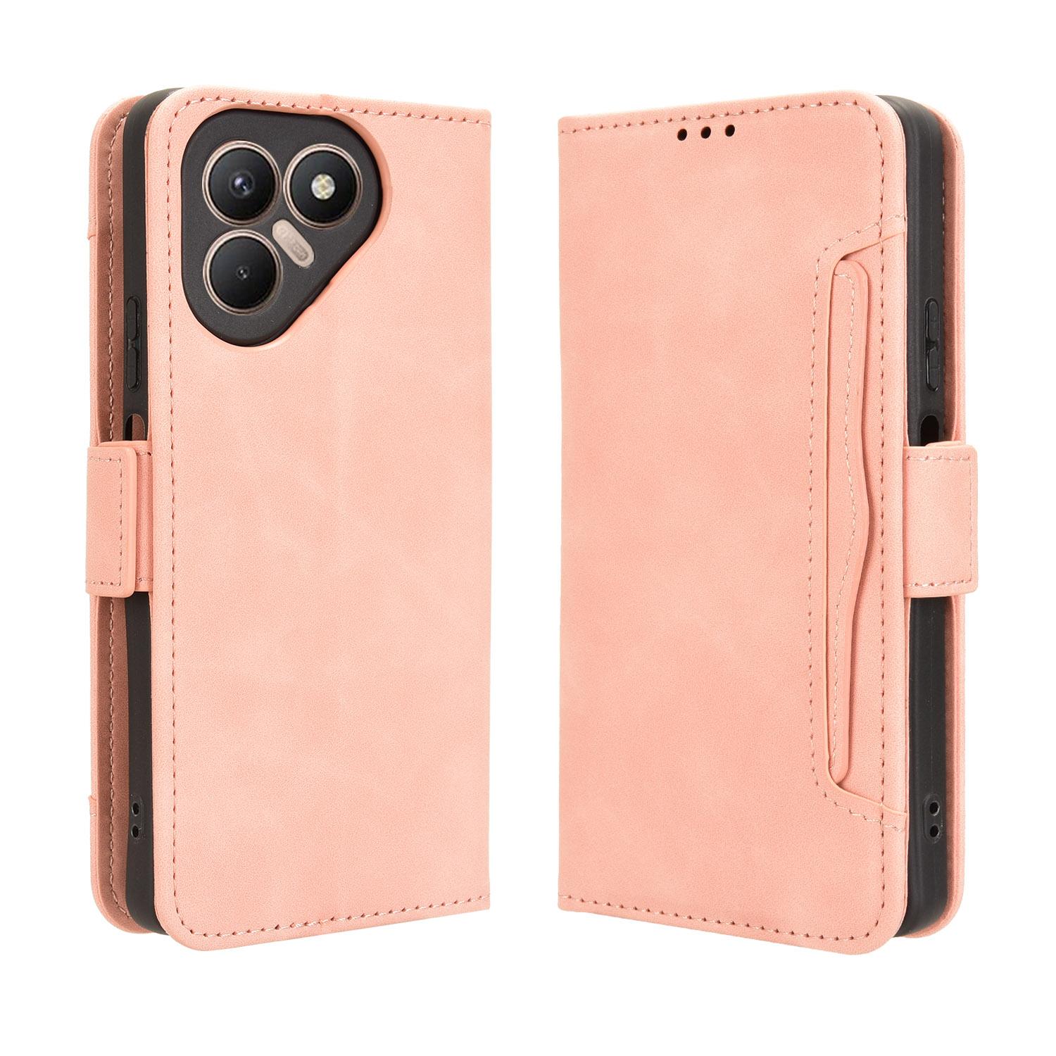 

Чохли-книжки для Tecno Pova 7 зі шкіри PU, захист усього корпусу з [блокуванням RFID], ударостійкий, довговічний, ретро-чохол для телефону for Tecno Pova 7 4G рожевий
