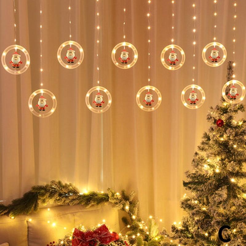 Christmas Decoration Lanterns Christmas Pine Needles Accessories Ring Lights Usb Christmas Lights String Dolls Ball Lights