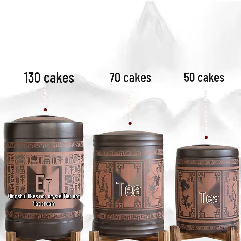 Yixing Zisha Purple Clay Tea Caddy