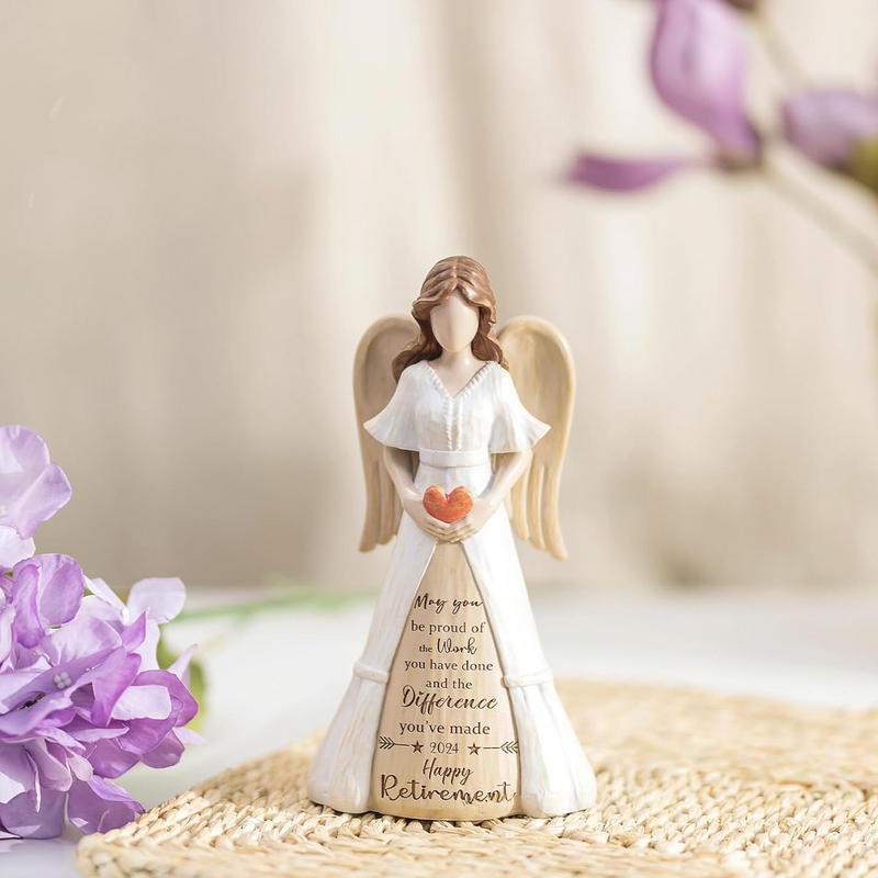 Statues et Figurines d'Ange Figurine d'Ange Polyvalente Statue d'Ange en Résine Ornements d'Ange Uniques de Collection