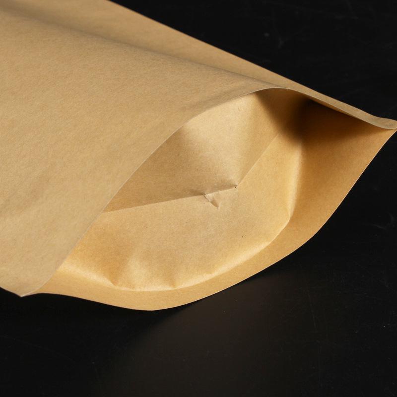 High-Definition Kraft Paper Stand-Up Pouch for Tea and Nuts