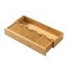 Kitchen Cutlery Box Bamboo Storage Box Chopstick Fork Telescopic Drawer Storage Rack Kitchen Organizer Home Organizer