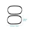 AIRSPEED Carbon Fiber Interior Dashboard Side Air Vent Sticker for Mini Countryman U25 Customizable Interior Garnish for the Stylish and Tape Included