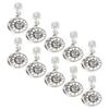 10pcs Metal Hair Beard Jewelry Moon Alloy Sun Pendant Dreadlocks Hair Braiding Decorative Accessories