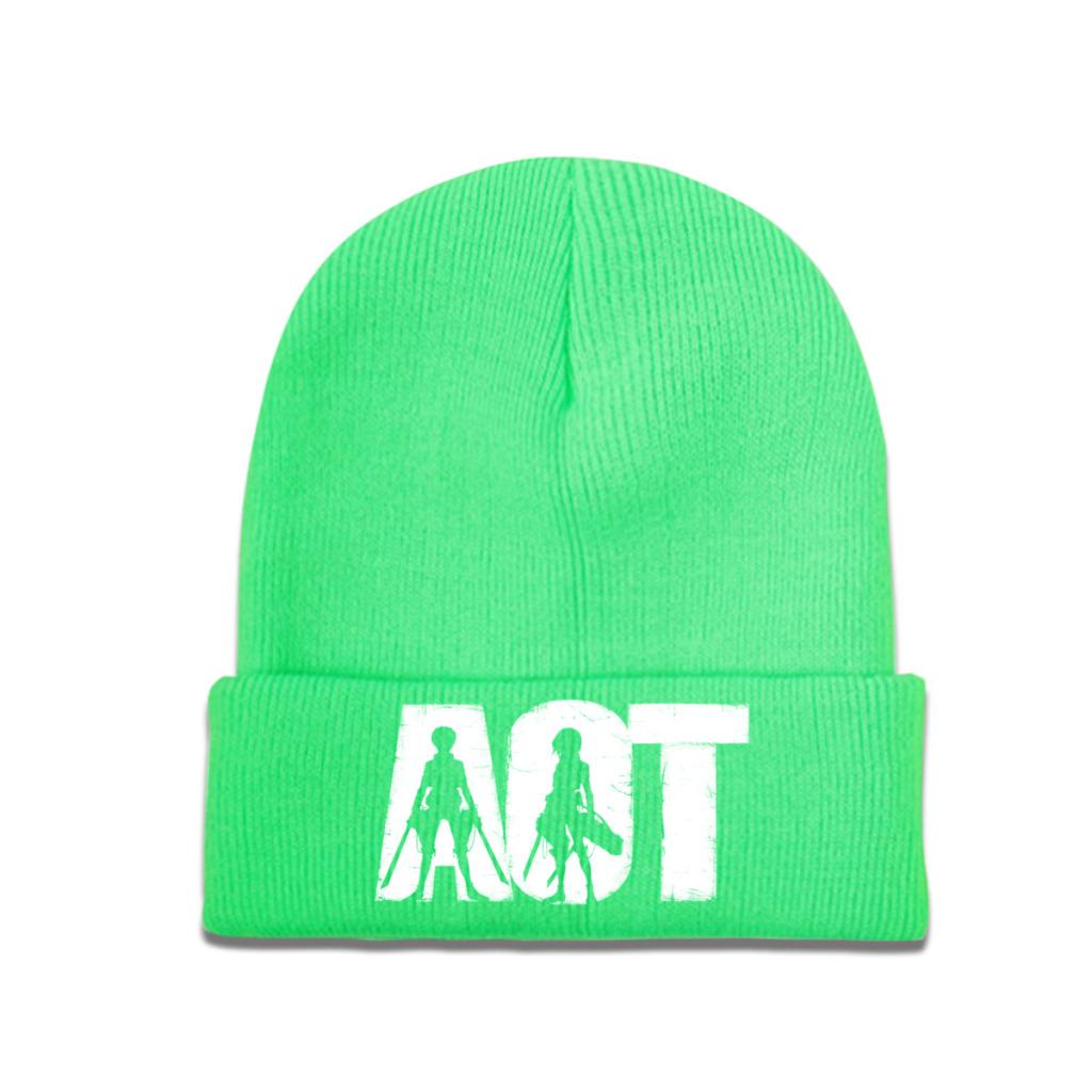 Attack on Titan Shingeki no Kyojin Titanenjäger Strickmütze Damen Unisex Skullies Beanies Wintermützen Anime Manga AOT Mütze