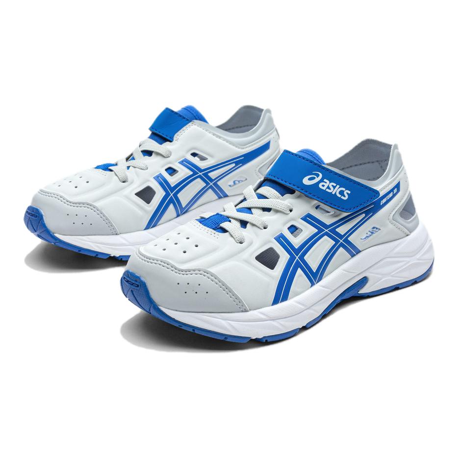 Asics Kids Contend Series Synthetic Leather Lightweight Breathable Low Top Casual Shoes Kids sneakers Blue 1014A336-020