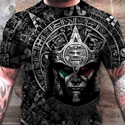 Mexico Skull Graphic T-Shirts for Men 3D Print Short Sleeve Summer Tops Crewnack Fashion Streetwear Casual Clothes Oversized Tee