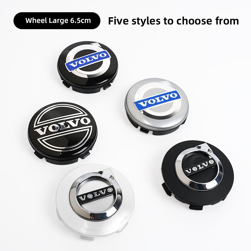 4 ks 65mm středové krytky kol pro auto pro Volvo V60 V40 XC90 S60 C30 XC60 V50 V70 S90 AWD XC40 T6 Příslušenství krytů ráfků pneumatik