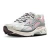 Mizuno Halo Mix Retro Trend Shock Absorption Non-Slip Wear-Resistant Breathable Low-Top Running Shoes Women sneaker White Gray Purple D1GH240815