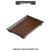 TLAKEHO Japanese Bamboo Woven Tea Tray