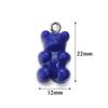 10Pcs/Lot 22×12mm Acrylic Pendant Macaron Colored Mini Bear Pendant For Diy Cute Necklace Earrings Gift Jewelry Accessories