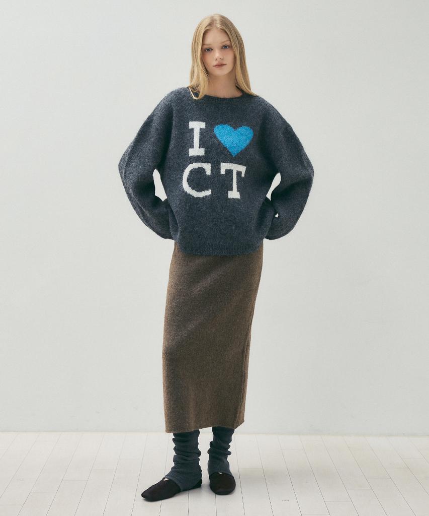 Cita Comfort Wool Long Knit Dress_Ctop712(Brown)