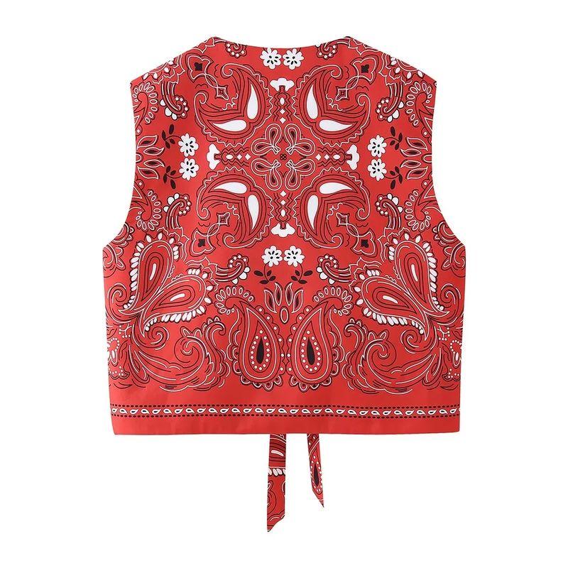 Jnleaog Summer New Arrival Women's Clothing Fashion Style French Commute Style Fashion All-Match Lace-up Accessories Cotton Vest