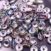 NEW 50pcs 8mm Czech Crystai Rhinestone Glass Round Loose Spacer Beads for Jewelry Making DIY Bracelet Necklace