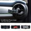 Car Phone Holder Air Vent Phone Mount For Mini Cooper R50 R52 R53 R55-R61 F54-F57 Clubman Countryman Car Accessories