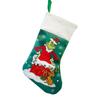 4-Pack Christmas Socks Decoration Christmas Gift Bag Hanging Gift Socks