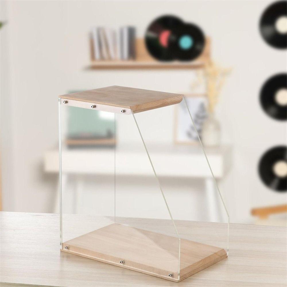 Stable Structure Desktop Storage Rack Solid Wood Book Storage Box Display Collections