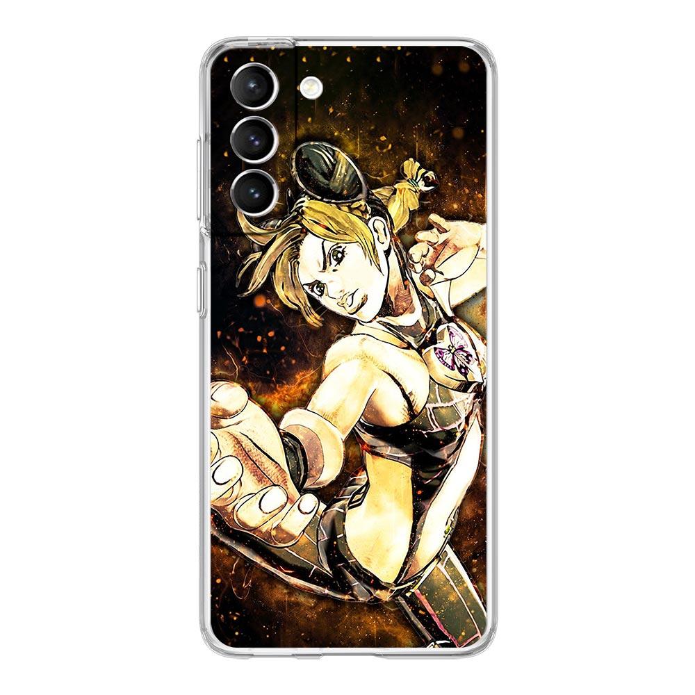 Husa de telefon Jojo Bizarre Adventure pentru Samsung Galaxy S22 5G S20 Ultra S21 FE 5G S10E S9 S8 S10 Plus Note 20 10 Husa din spate transparenta