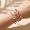 Luxury Infinity Symbol Heart Bracelet Set Love  The infinity symbol combination design is slim and lightweight, supports layering and can be worn for