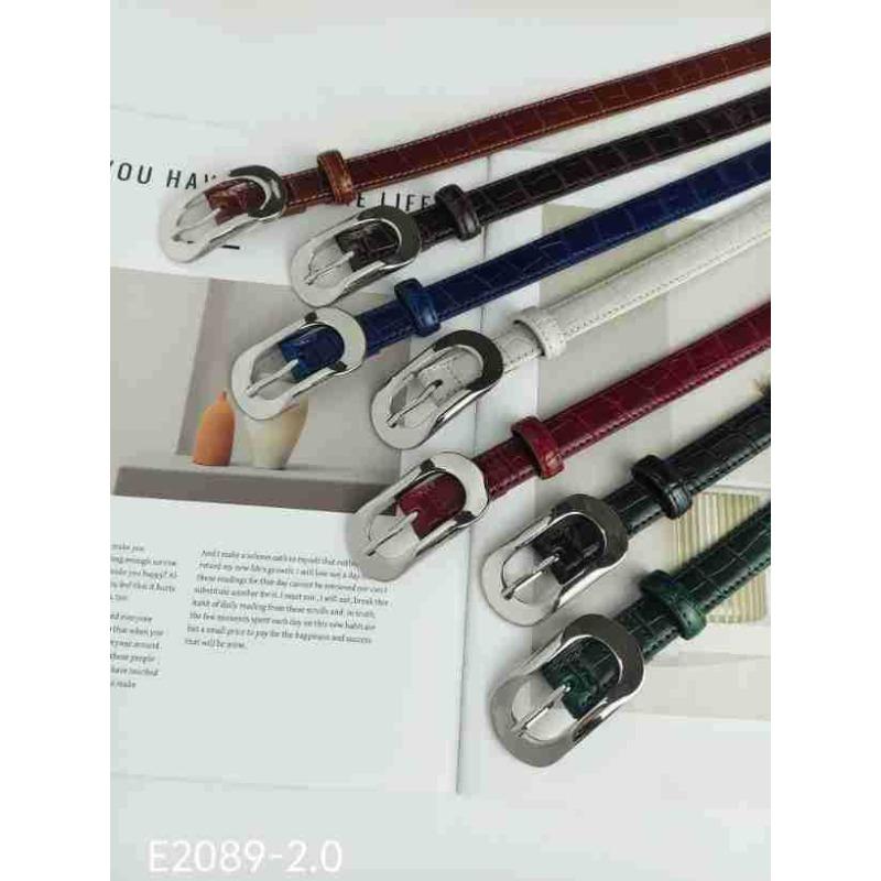 Women's Belt Women's Leather Thin Belt Fashion Versatile Casual Decoration Small Belt Belt