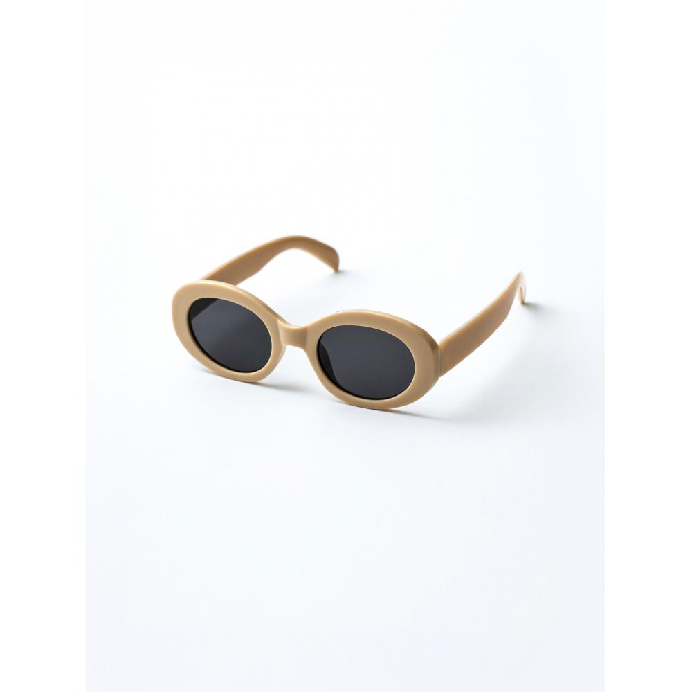 

DaiSo [uv Protection Up To 99 ] Children S Oval SunglaSSeS Beige
