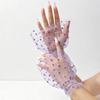 Short Polka Dot Fake Sleeves Sweet Fake Pleated Cuff All-match Nail Art Sleeves  Social Media