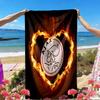 Ajax Print Beach Towel, Versatile Lightweight Absorbent Beach Towel for Pool Surf Yoga Bathroom, Perfect Birthday Holiday Gift