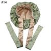 Woman Sleeping Bonnets and Satin Hair Wraps Soft Silk Bonnet Long Tie Plain Hair Bonnet
