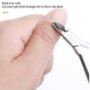 Set da 3 Pezzi Rimuovi Pelle Forbicine per Cuticole Extra Fini Curvi Tronchesine per Manicure Taglia Cuticole Spingi Unghie Tronchesine per Unghie Incarnite