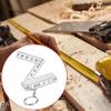 Flexible 50cm Folding Ruler Keychains Engineer's Foldable Ruler Crafted From Sturdy Plastic For Daily Measurement Needs