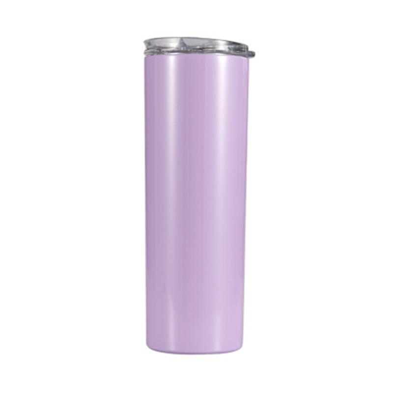 20oz Stainless Steel Insulated Slim Cup with Solid Color and Logo Printing.