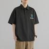 Polo Shirt, Men's Spring Trend, Men's Loose Casual Clothing, Versatile Lapel, Short Sleeved Fashionable Men's Jacket Top