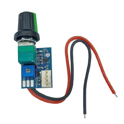 12V Manual 4-Wire PWM Fan Speed Motor Controller Board Knob Switch Electrical Equipment Governor Module Power Supply