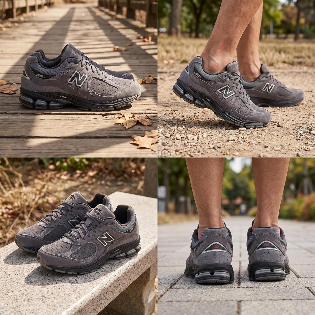New Balance 2002R Castlerock Czarne tenisówki unisex Szary Magnes M2002REH