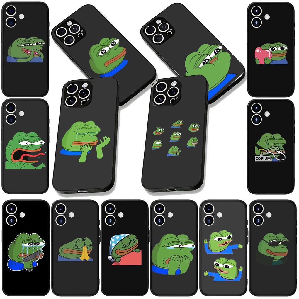 Sad Frog Pepe Funny Cute Phone Cover for Samsung Galaxy A05 A06 A14 A50 A51 A52 A12 A13 A23 A70 A07 A25 A26 M53 A56 Soft Case