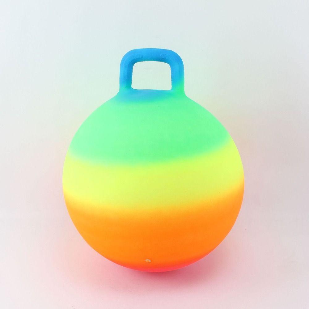 Durchmesser 18 Zoll Sport Hüpfball Mit Griff Springender Ball Kinder Hüpfball Outdoor Spielzeug