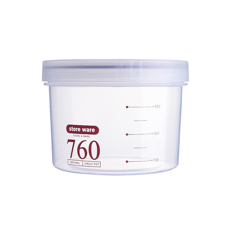 Luftdichtes Lebensmittelaufbewahrungsbehälter-Set Küche Transparent Versiegelte Dosen Lebensmittel-Organizer